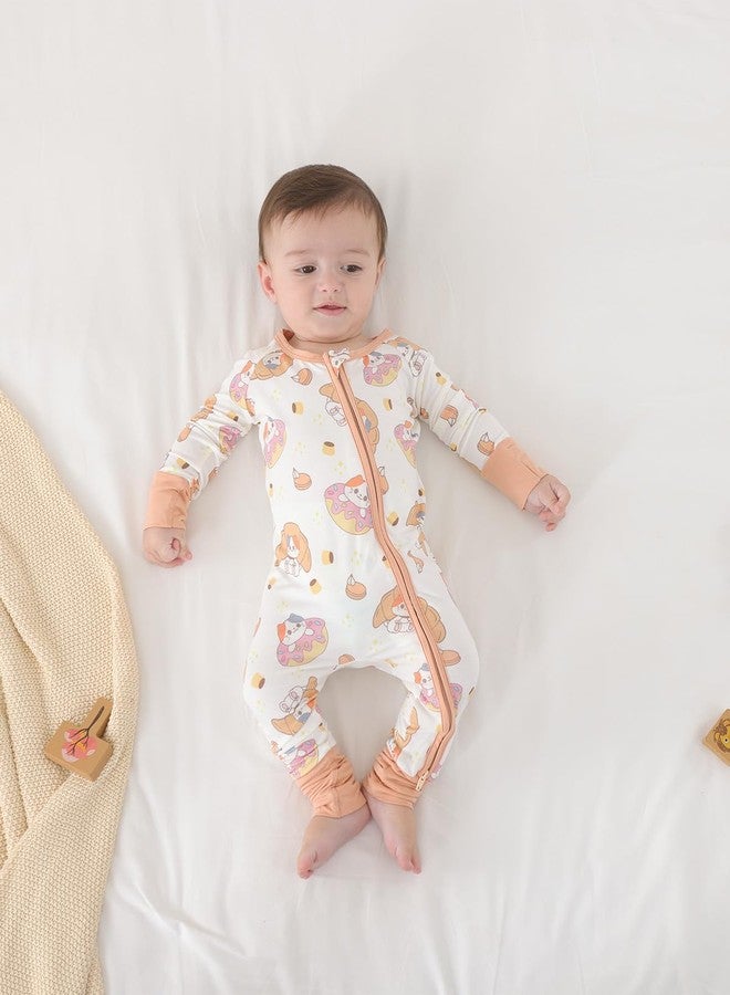 GUISBY Baby Pajamas, Zip Front Non-Slip Footless Sleeper Pjs,One-piece, Snug Fit Pajamas, 12-18 Months - Image 2